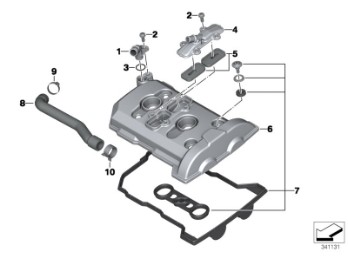Ventildeckel Motorbelüftung O-Ring