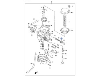 Chokekolben Mutter DR/GSX/GZ/RG/VS