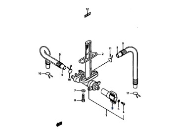 Benzinhahndichtung Suzuki GSF600/1200 `94-04
