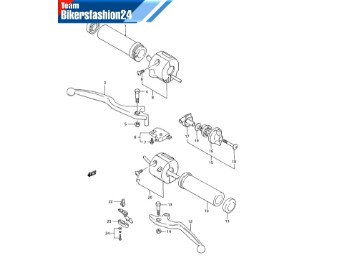 Brems-Kupplungsschalter Gleitkontakt DR/GS/GSX/VS/GSX-R