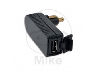 12V > USB Winkeladapter BMW Steckdose ISO 4165
