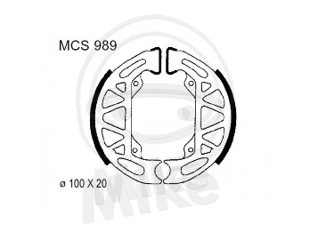 Bremsbacken Lucas Trw-Moto Typ > MCS989