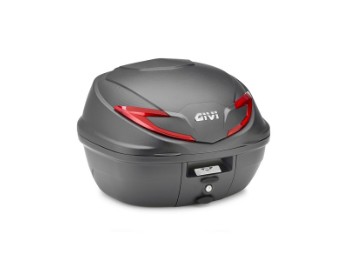 B39N Monolock® Topcase mit Platte, roter Reflektor