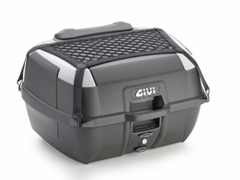 B45 - Monolock Topcase inkl. Platte mit grauen Einsätzen