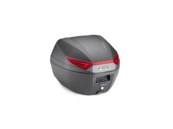 C30N - Monolock Topcase mit Platte mit roten Reflektoren