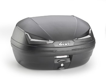 E455 Simply IV Monolock Topcase mitt Platte, transparenten Reflekto
