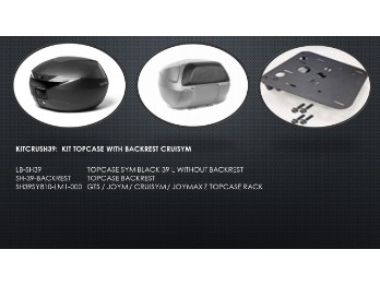 Topcase Kit Cruisym @ 125/300