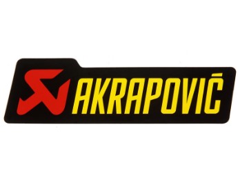Akrapovic Aufkleber Hitzefest