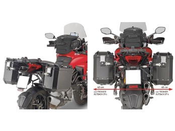 Seitenkoffer-Träger Abnehmbar Monokey für Ducati Multistrada 1260