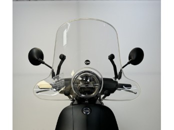 Verkleidungsscheibe Fiddle IV 50/125 E5 niedrig, klar  OHNE ABE