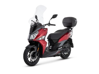 Topcase + Träger + Windschild für Jet 14