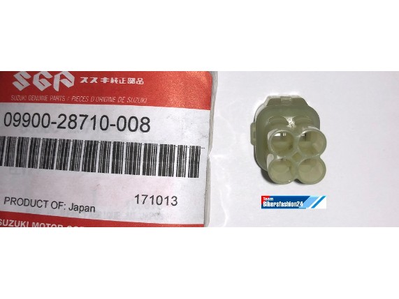 09900-28710-008-SET, Steckerdose Set 4-polig weibchen mit