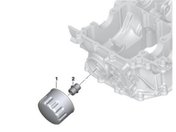 11 42 7 719 357, Ölfilter BMW F650GS