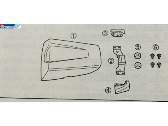 45500-16863-YC2, Sitzbankabdeckung SV-Modelle `03-07