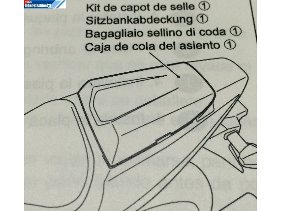 45500-16863-YD8, Sitzbankabdeckung SV-Modelle `03-07