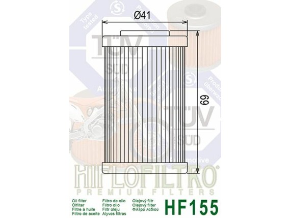 7231194, Ölfilter HIF KTM Duke 125/200