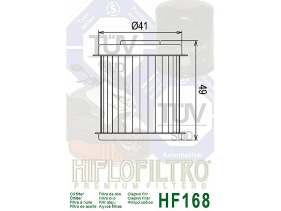 7231418, Ölfilter Daelim Otello