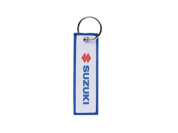 99000-79NK0-099, Flighttag Keyholder Suzuki whi