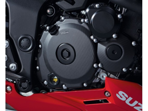 990D0-13K25-CRB, CARBON KUPPLUNGSABDECKUNG MATT