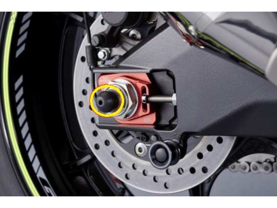 990D0-17K19-000, Achsprotektor für das Hinterrad