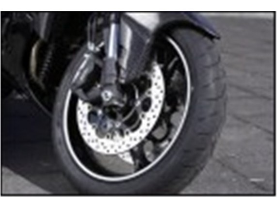 990D0-WHEEL-BLU, FELGENDEKOR FÜR EINE FELGE
