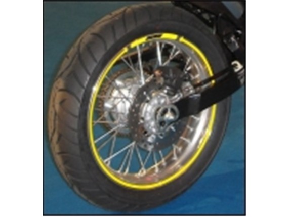 990D0-WHEEL-BLU, FELGENDEKOR FÜR EINE FELGE