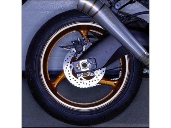 990D0-WHEEL-BLU, FELGENDEKOR FÜR EINE FELGE