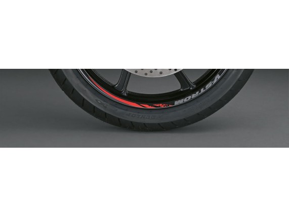 99183-25L00-RED, Felgenrand Dekor Aufkleber