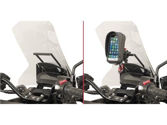 FB1146, Halterung zur Montage am Windschild