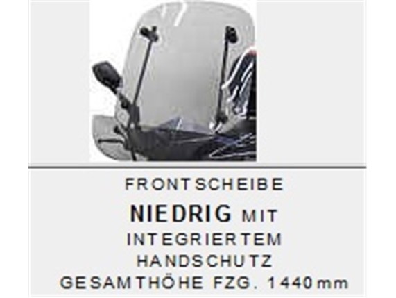 TA0610100, WINDSCHUTZSCHEIBE NIEDRIG