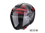 Jethelm Scorpion EXO City II FC Bayern black-red