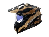 Endurohelm LS2 Carbon Explorer Trick matt brown sand