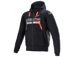 Chrome Ignition Hoodie black-red -fluo