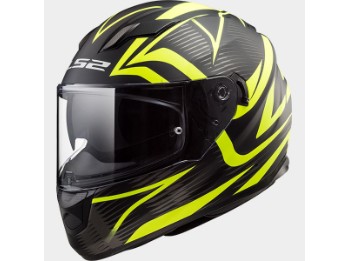 Integralhelm LS2 FF320 Stream Evo schwarz-matt-neongelb