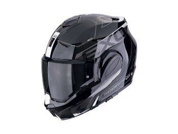 Klapphelm Scorpion EXO Tech Evo Traveller black white