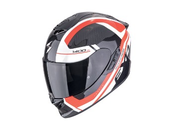 Integralhelm Scorpion EXO 1400 Evo 2 Carbon Air Enko black red white