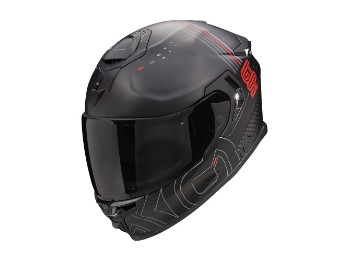 Integralhelm Scorpion EXO GT SP Air Techlane black matt grey red
