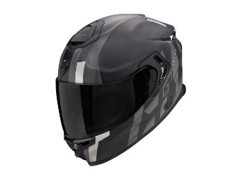Integralhelm Scorpion EXO GT SP Air Touradven black matt silver