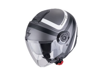 Jethelm Scorpion EXO City II Riva matt black silver