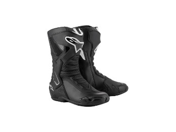 Racingstiefel Alpinestars SMX6 V3 black white