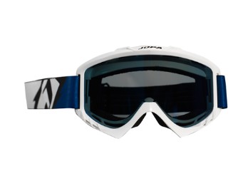 MX-Crossbrille POISON weiss-blau-schwarz