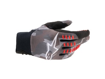 Handschuh SMX-E grey camo red fluo