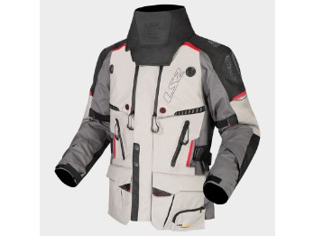 3-Lagen Laminatjacke LS2 Apollo grey black red