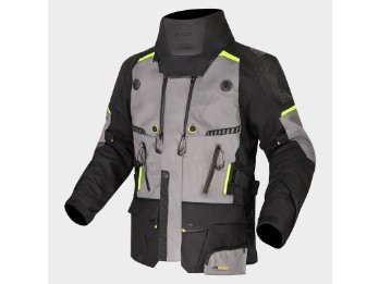 3-Lagen Laminatjacke LS2 Apollo black dark grey yellow fluo