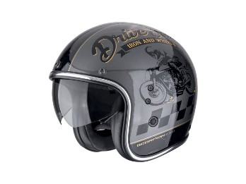 Jethelm Scorpion Belfast Evo Drive Fast silver black gold