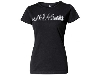 Damen T-Shirt Evolutia schwarz