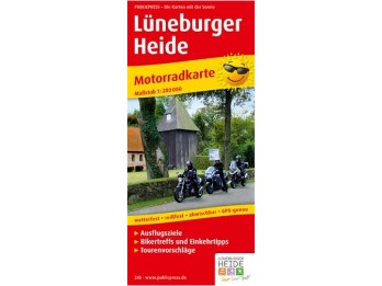 Motorradkarte LÜNEBURGER HEIDE