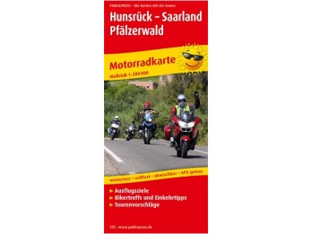Motorradkarte HUNSRÜCK-SAARLAND-PFÄLZERWALD
