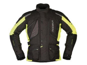 Textiljacke Modeka Aeris black yellow