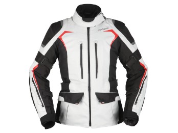 Textil Damenjacke Modeka Elaya Lady light grey black